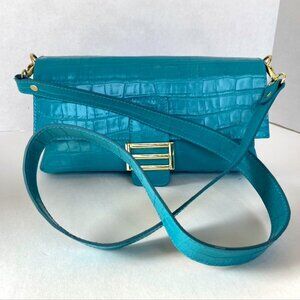 Divina Ferenza leather Embossed Cross Body Bag